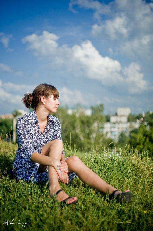 портрет красивой девушки, Jagger