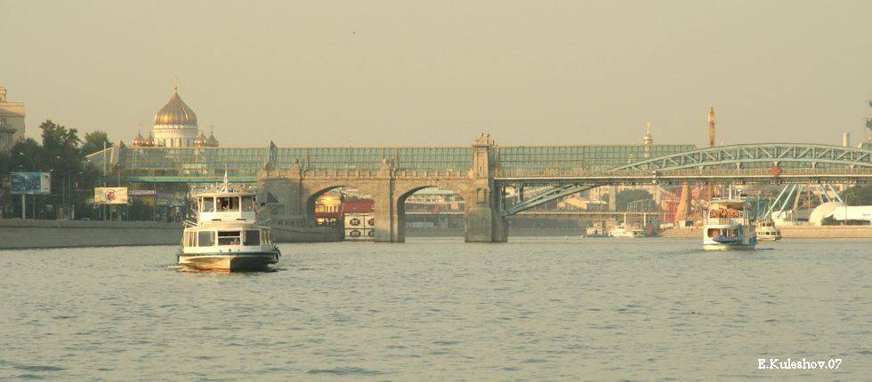 город,купола,москва,золото,храм,мост,ххс,кулешов,река, Кулешов Евгений