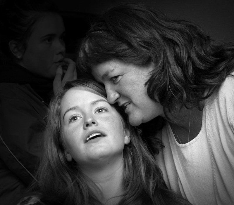 разговор, мама, дочь,  фото превью