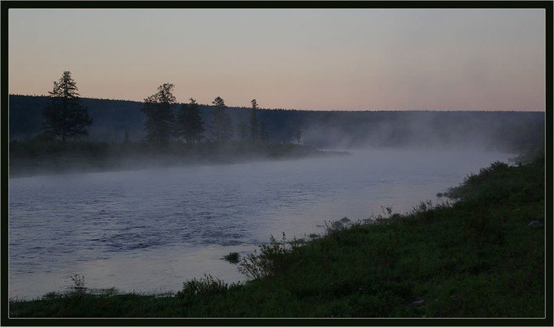 туман,река,утро Туман над рекой фото превью