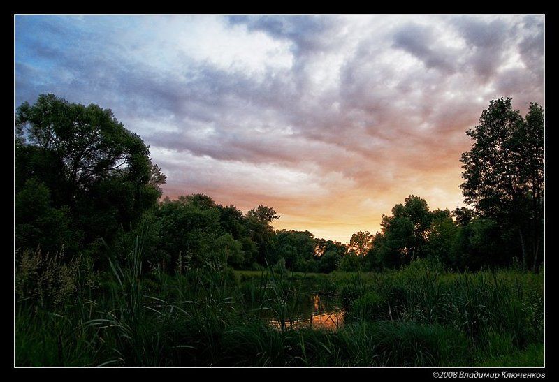 Вид на закат фото превью