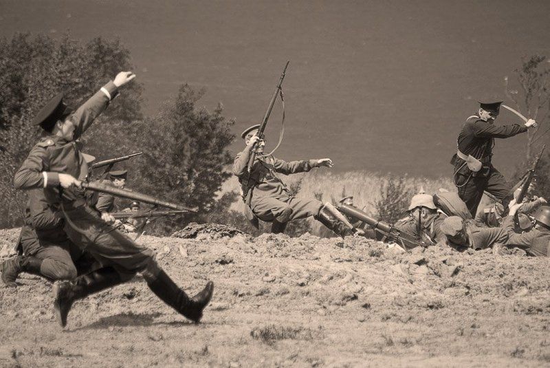 историческая, реконструкция, брусиловский, прорыв, 1916 Вот пуля пролетела и ага... фото превью