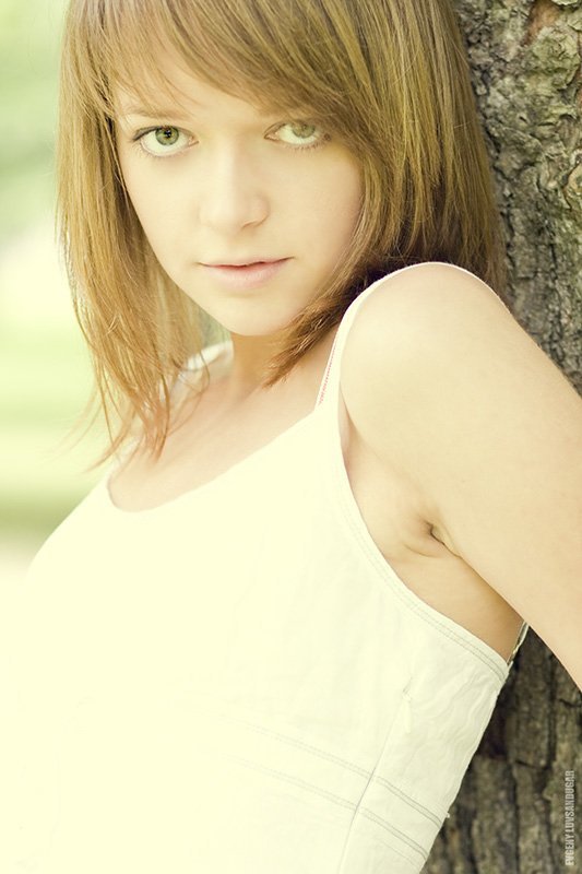 девушка, портрет, цвет, глаза, цифра *** фото превью