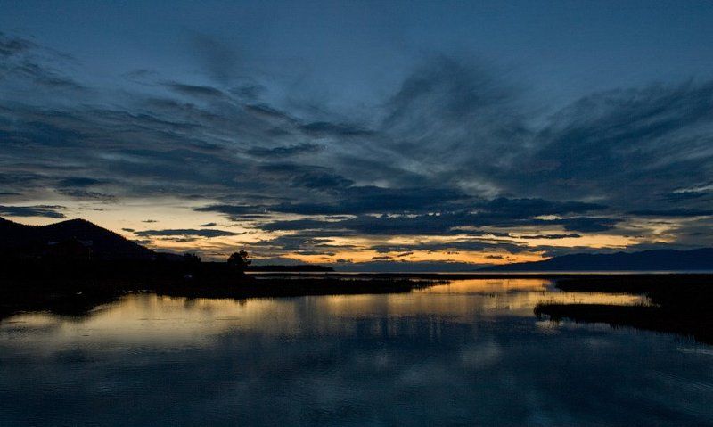 бурятия, байкал, максимиха, вечер * * * фото превью