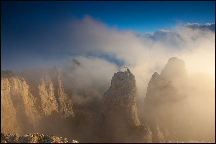 крым, горы, туман, ялта, ай-петри, Serge Titov