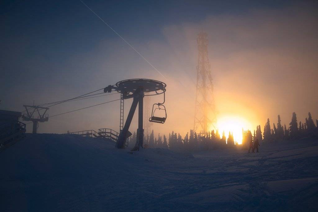 шерегеш, гора зеленая, утро, рассвет, Валерий Пешков
