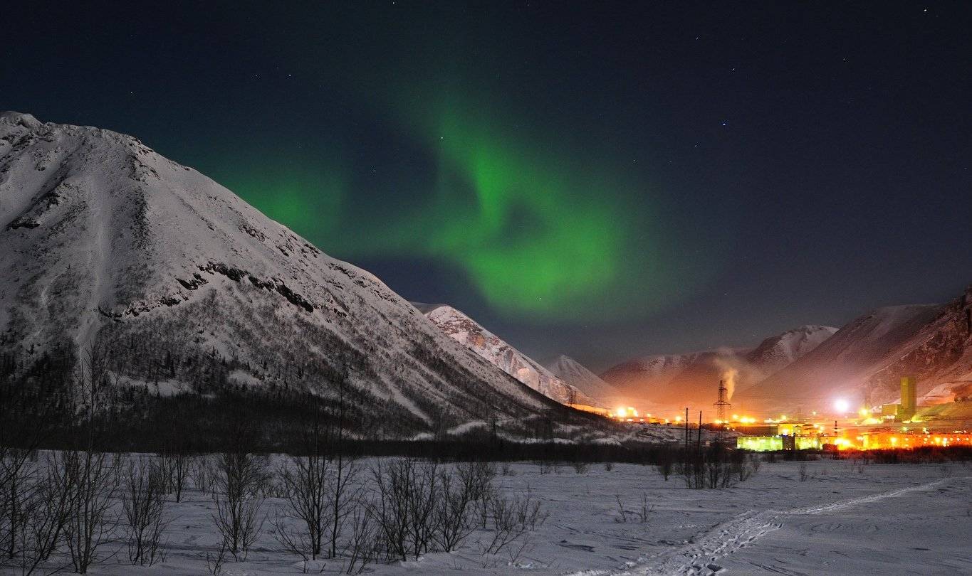 кольский, кировск, заполярье, север, хибины, aurora borealis, Roman Goryachiy