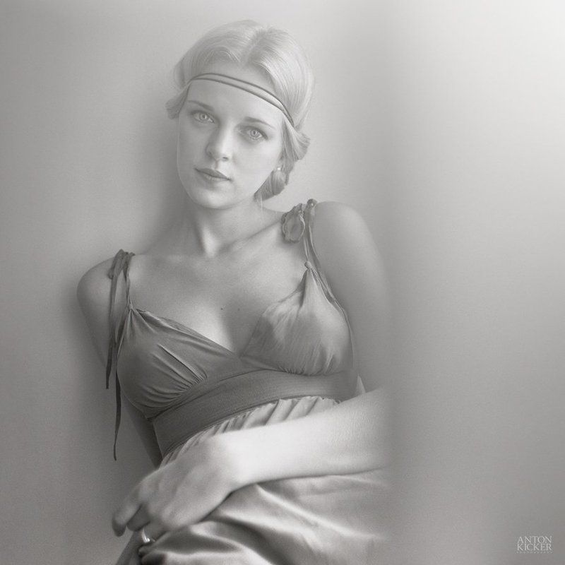 medium format, 6x6, 120, black&white, girl Xenia фото превью