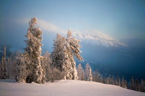 Три мгновения одного рассвета в Шерегеше