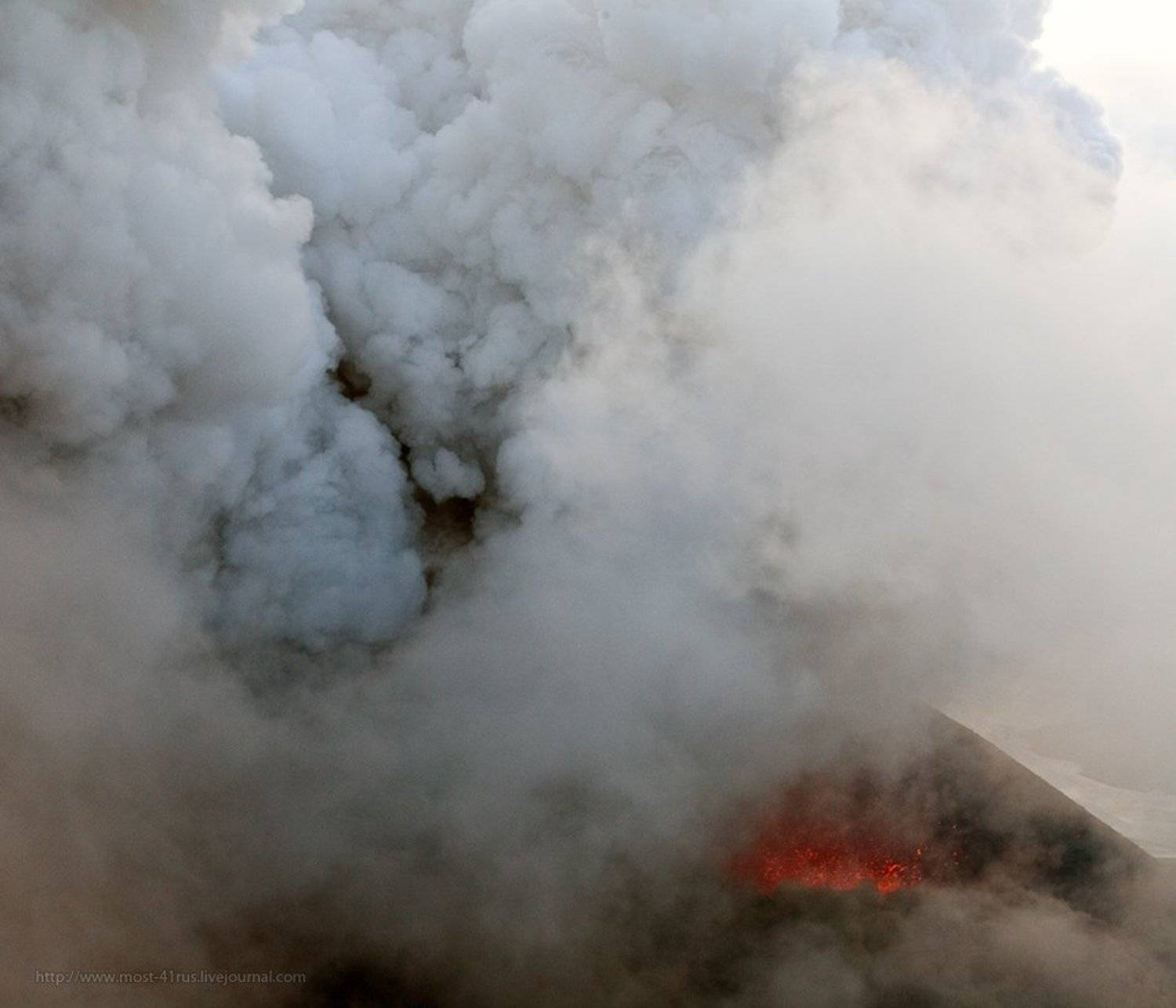 извержение, толбачик, камчатка, Сергей Краснощёков