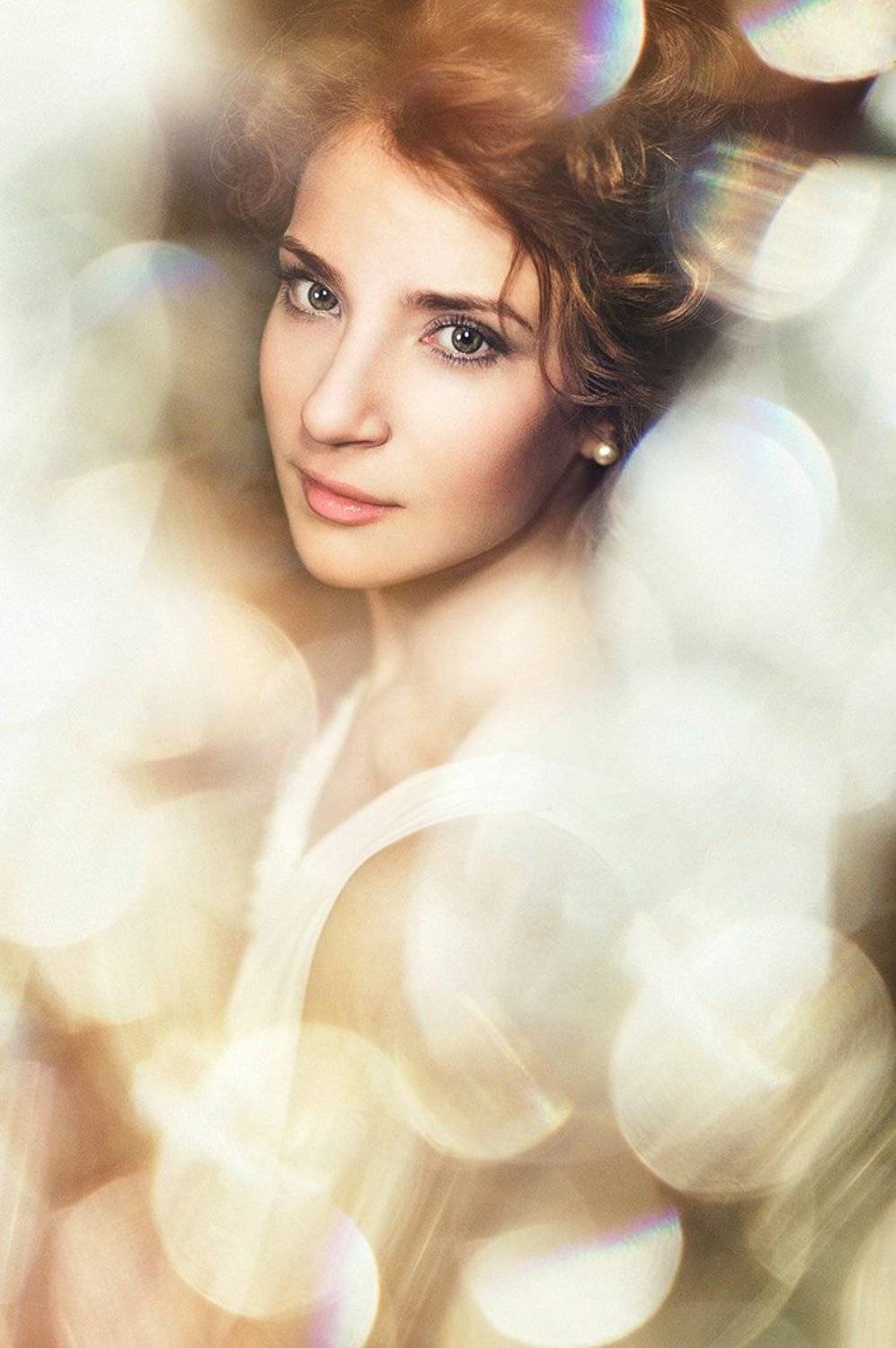 портрет, девушка, старое, блики, боке, Batoev Anton