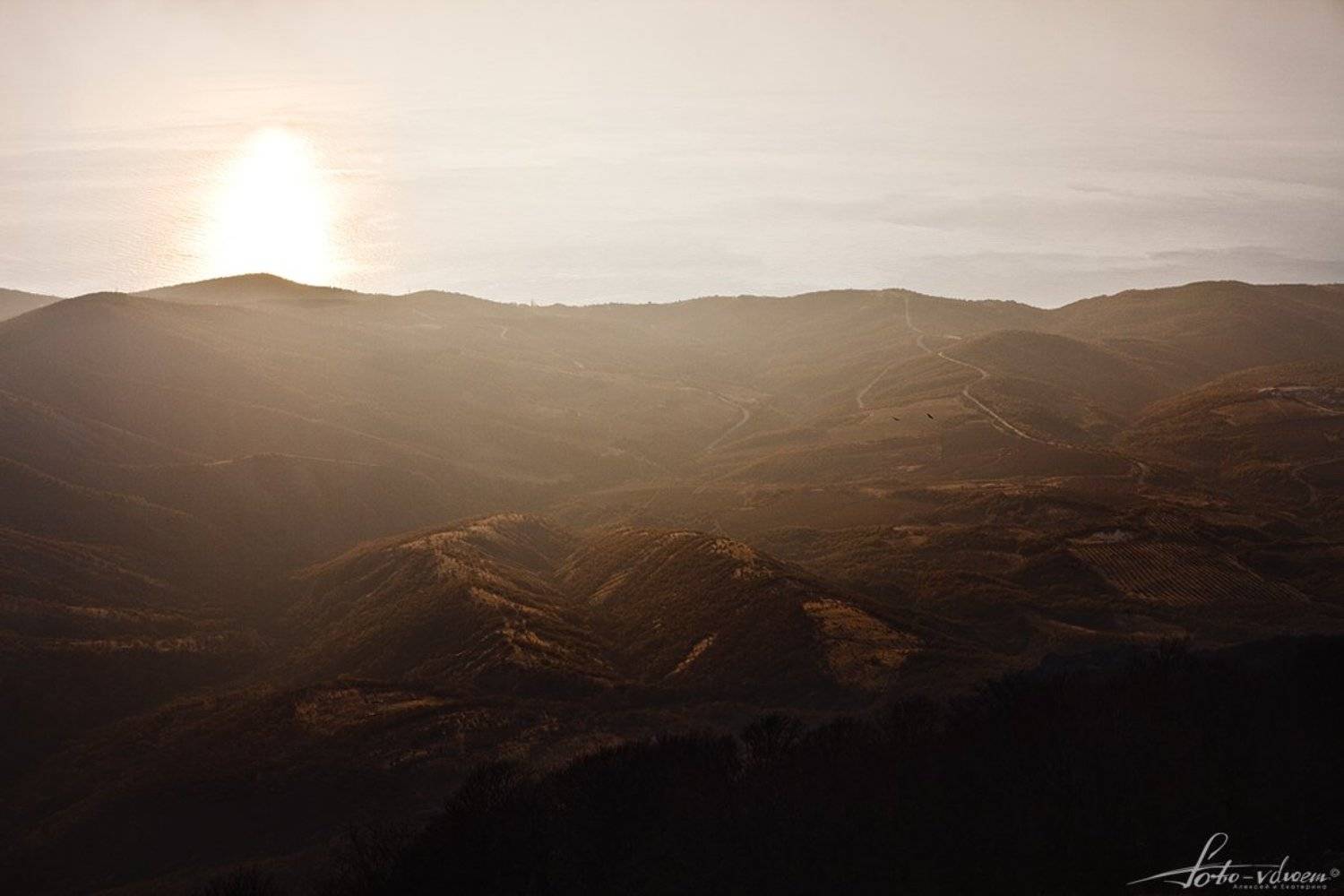 горы, рассвет, плато, демерджи, foto-vdvoem, Екатерина foto-vdvoem Малькова