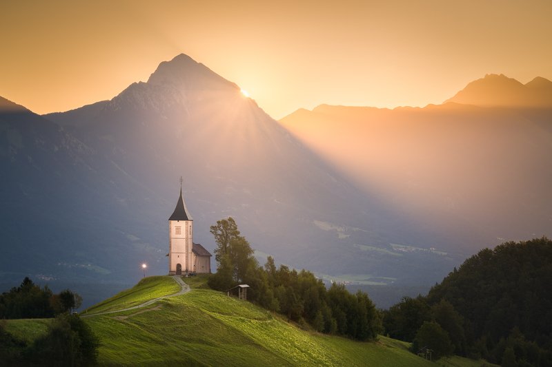Calm morning in Slovenia фото превью