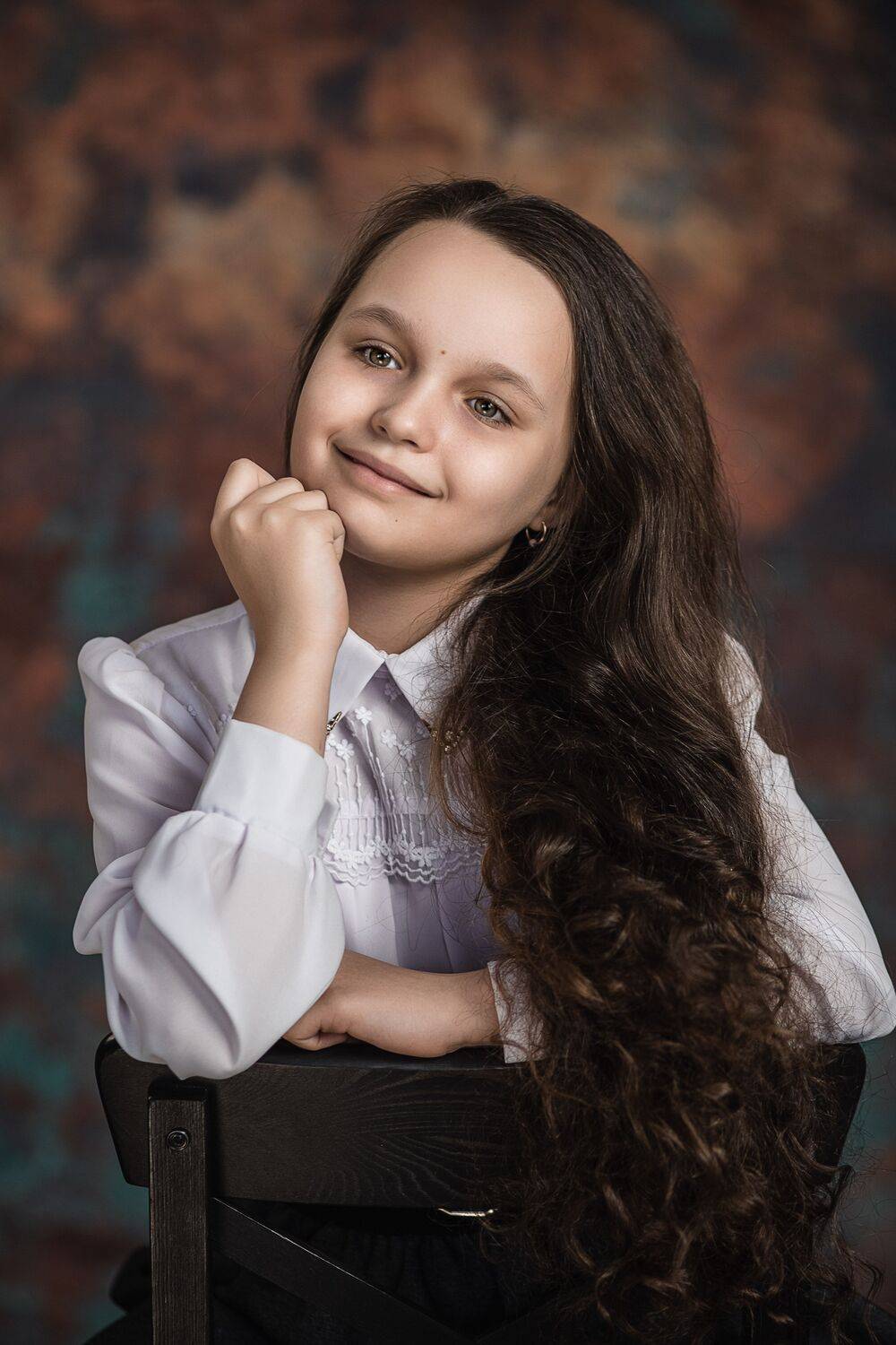 девочка, фотосессия, портрет, студия, portrait, young, beautiful, girl, Владимир Васильев