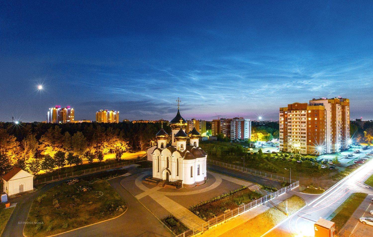 ночь лето серебристыеоблака, Татьяна Афиногенова