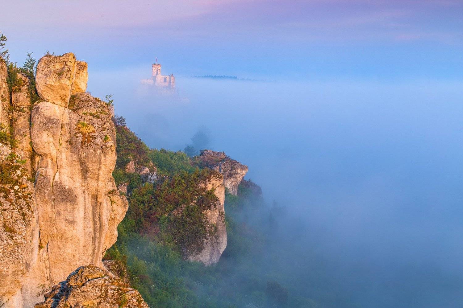 mirow, castle, silesia, slask, poland, landscape, rocks, sunrise, sunset, canon, polska, bobolice,mirow castle, jurassic, rydzewski, , Marcin Rydzewski