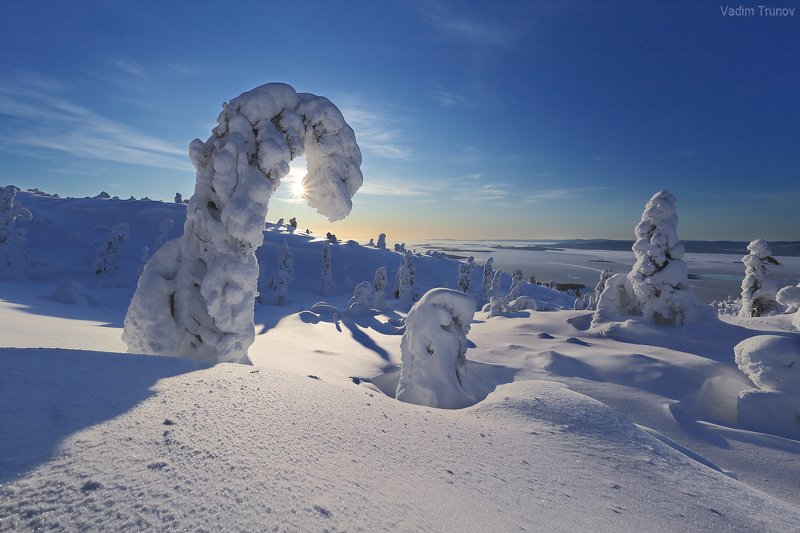 кольский, север, заполярье Зимняя сказка на Кольском фото превью