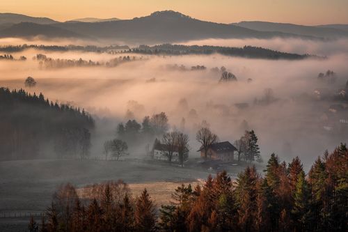 First spring sunrise