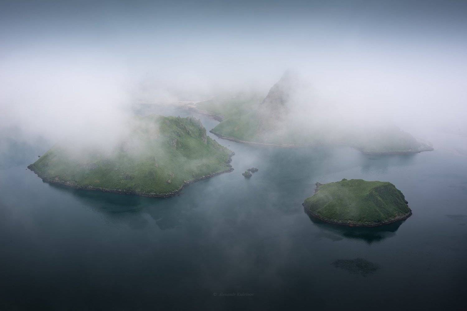 курилы,остров янкича,туман,пейзаж, Александр Кукринов