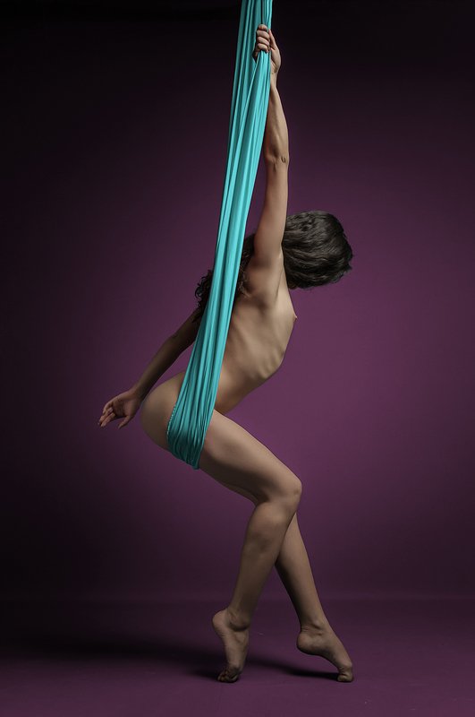 dance, balerina, bailarina, danza, zabrodski, ivan zabrodski, nude, fabric, Nuevos colores фото превью