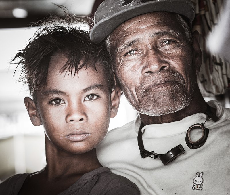 Отец и сын фото превью