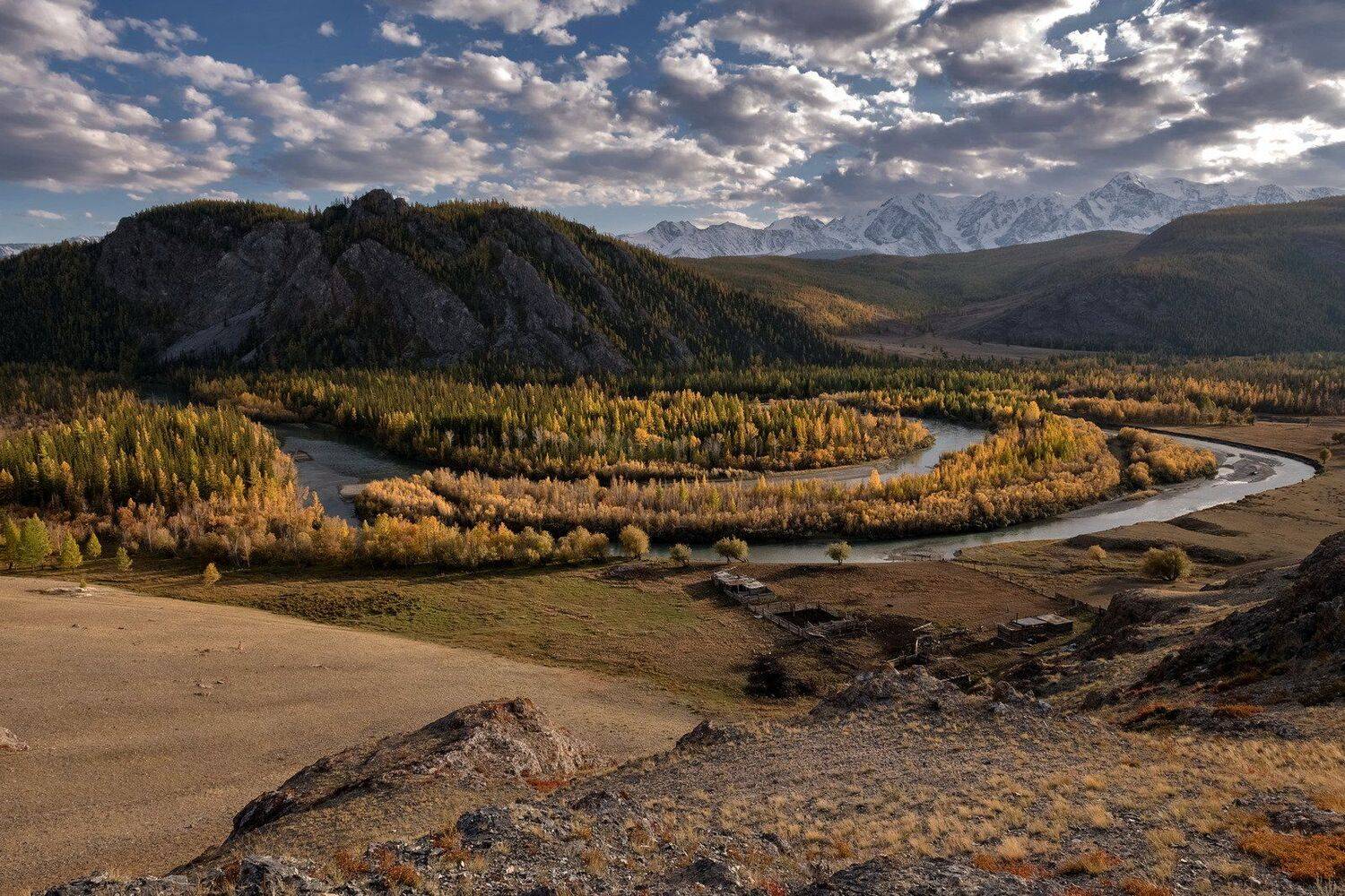 алтай,чуя, осень., Марина Фомина