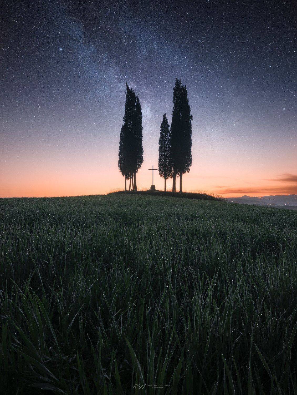 #landscape, #toscany, #italy, #milkyway, #nightsky, #valdorcia, #fineart, #sunrise, Roksolyana Hilevych