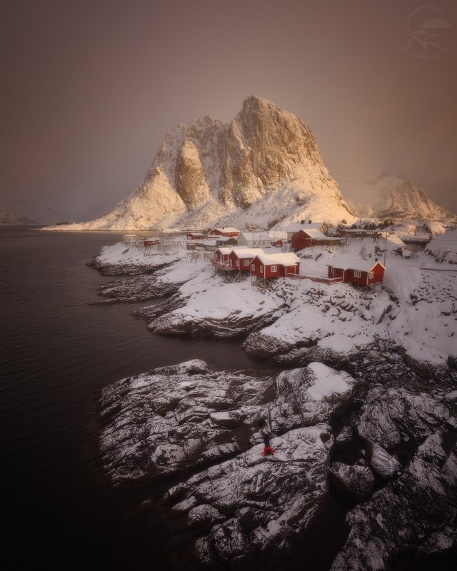 пейзаж, природа, море, норвегия, лофотены, hamnoy Hamnoy фото превью