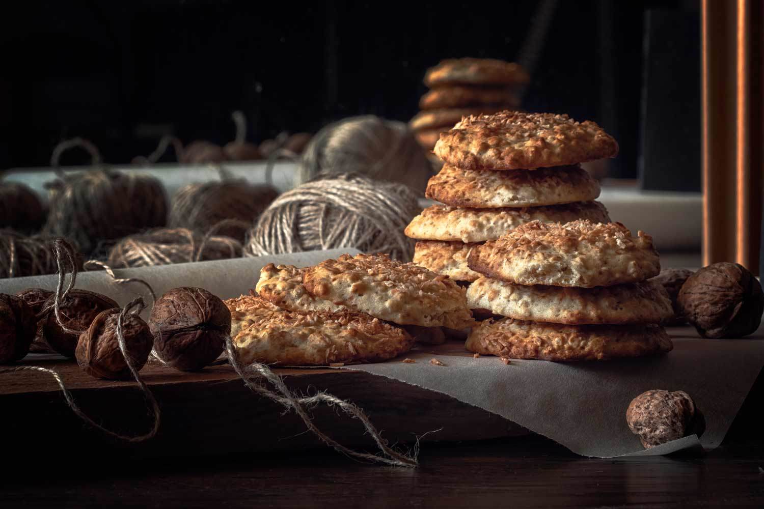печенье, еда, фуд, овсяное печенье, грецкий орех, фудпорно,, Виталий Мытник