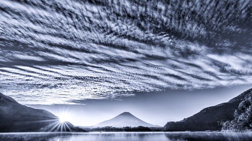 A row of clouds
