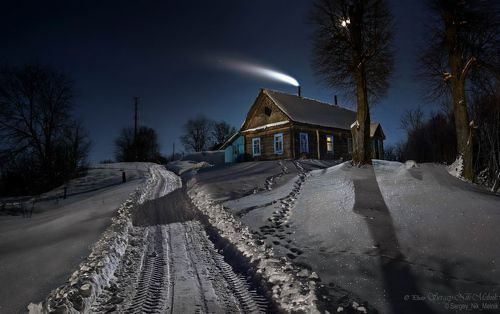 Сельский пейзаж с кометой - второй эпизод