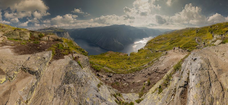 природа, пейзаж, норвегия, путешествия, красота, панорама На земле Троллей фото превью