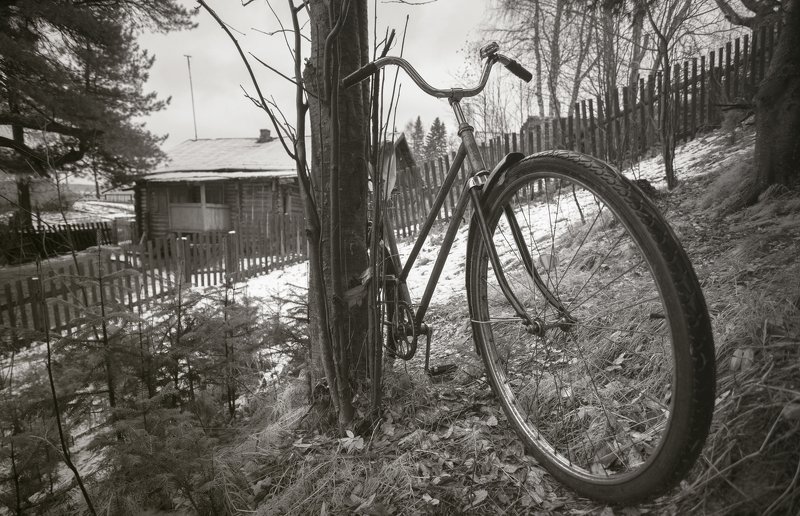 Старый велик. фото превью