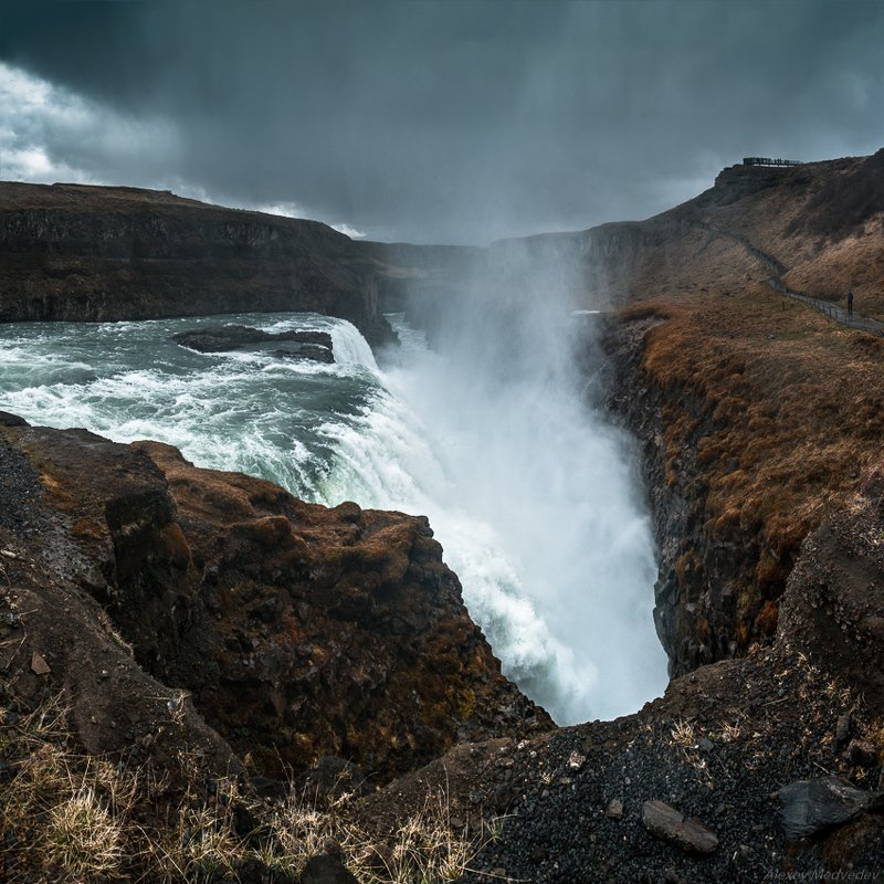 Исландия Gullfoss фото превью