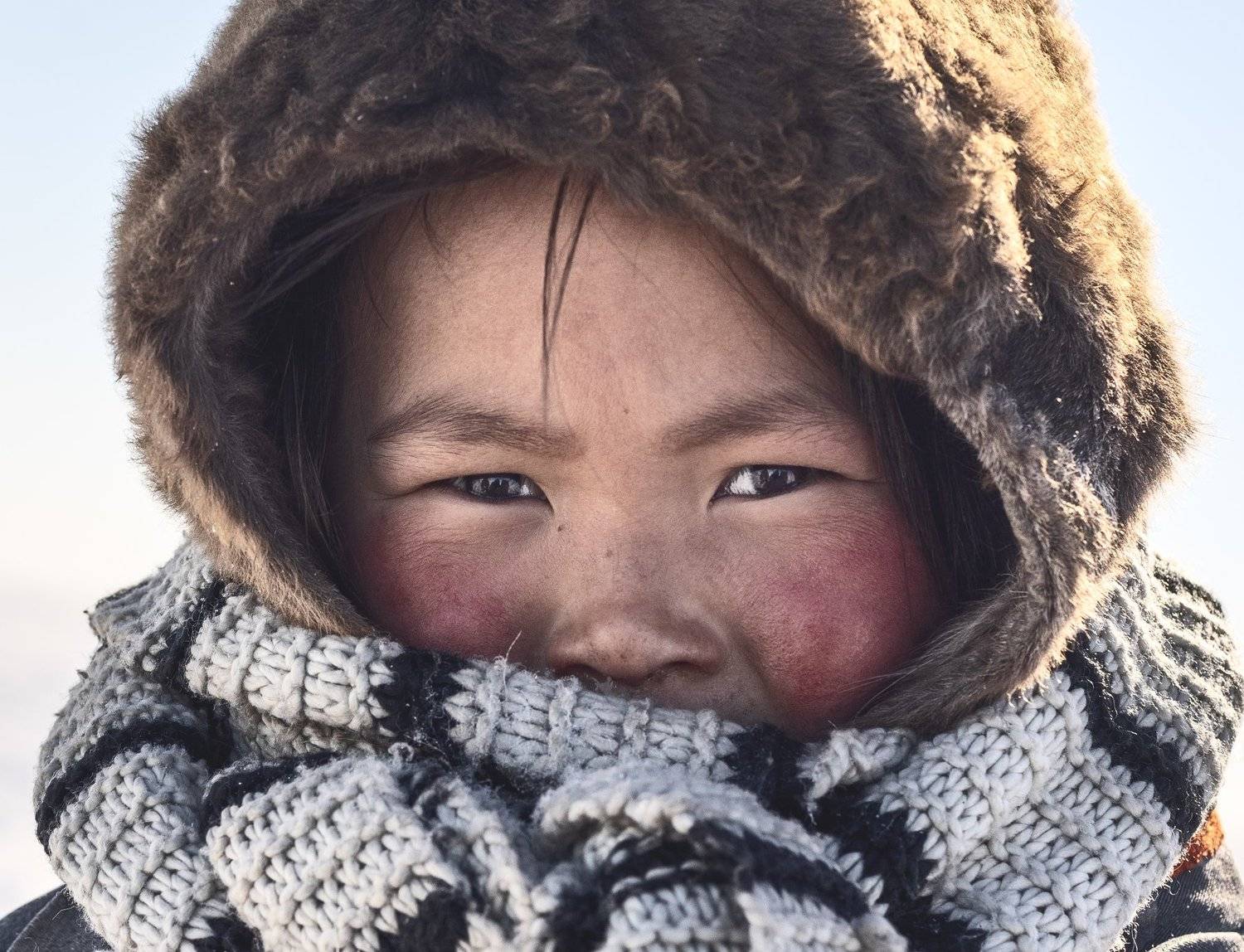 ненец, ненцы, ямал, гыдан, янао, сибирь, девочка, ребенок, портрет, зима, люди, Андрей Снегирёв