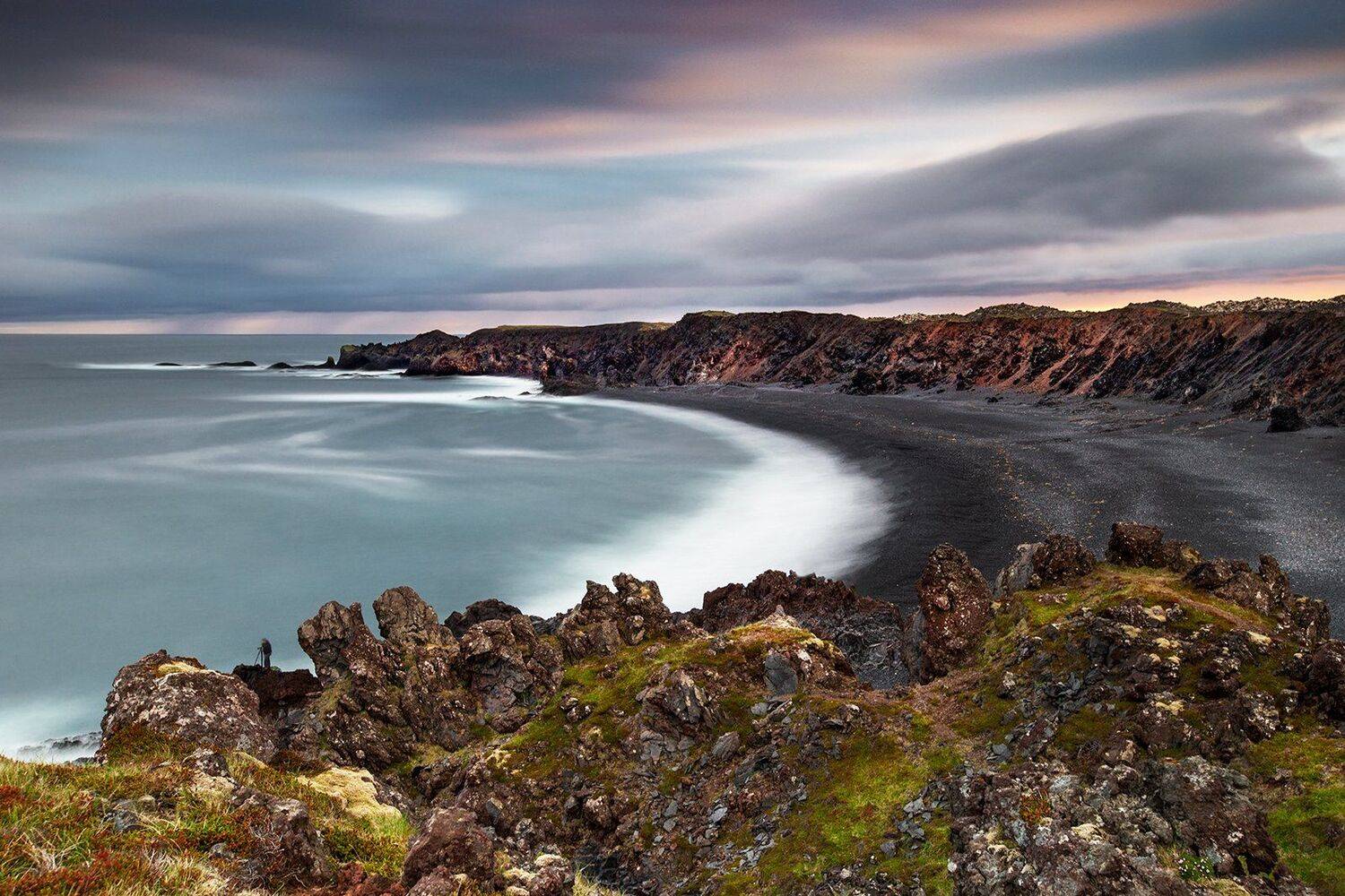 Djúpalónssandur at night. Автор: Jaroslaw Frycz #iceland#outdoors#trip#mood#nature, Jaroslaw Frycz