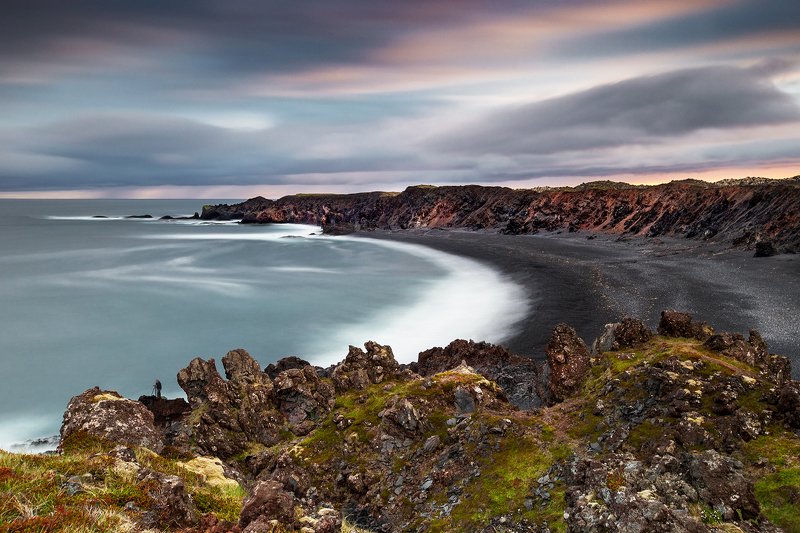 #iceland#outdoors#trip#mood#nature Djúpalónssandur  at night фото превью