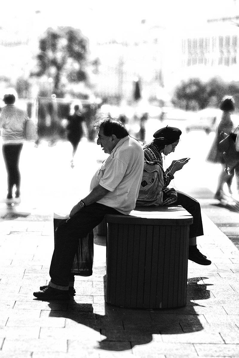 чб фото, уличная фотография, Vera Trandina