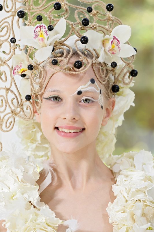 флористика, портрет, цветы, люди образы эпохи Туман фото превью