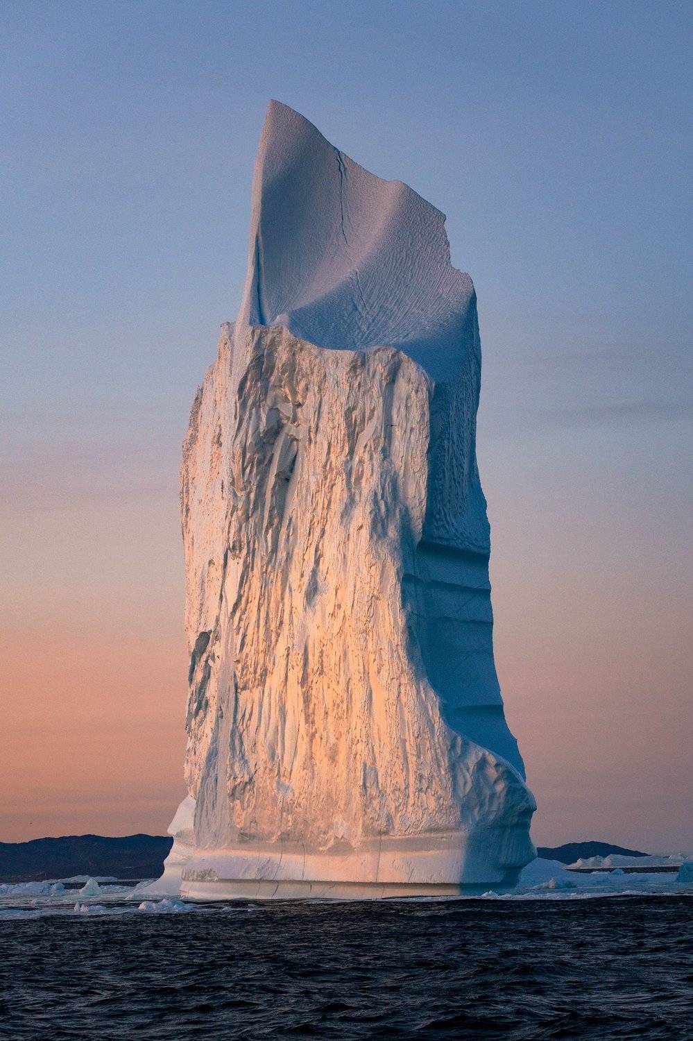 greenland, iceberg, sunset, ilulissat, disko bay, Natnattcha Chaturapitamorn