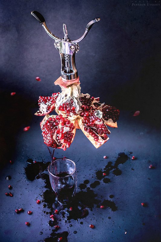 гранат, вино, штопор Гранатовое вино фото превью