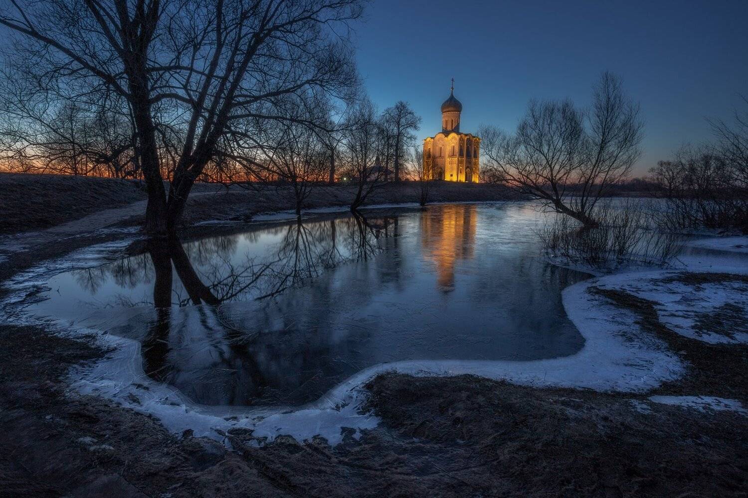 пейзаж, золотое кольцо, рассвет, весна, природа, покрова, Мартыненко Дмитрий