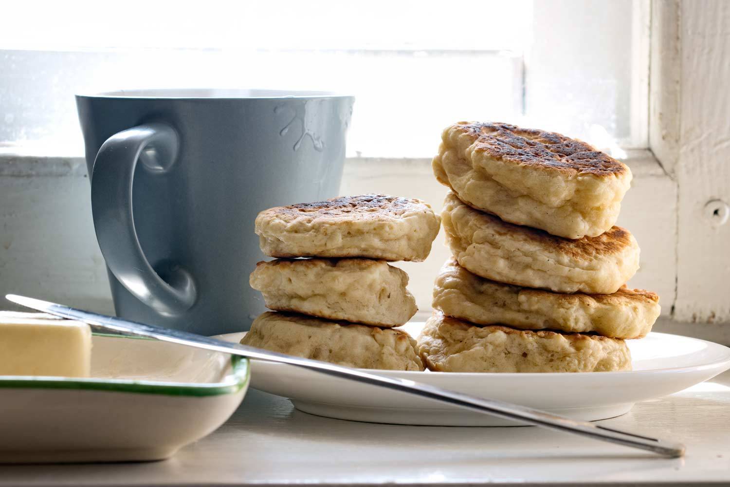 завтрак, блюдо, чашка, напиток, еда, оладушки, панкейки, масло, окно, кофе в чашке, кухня, , Виталий Мытник