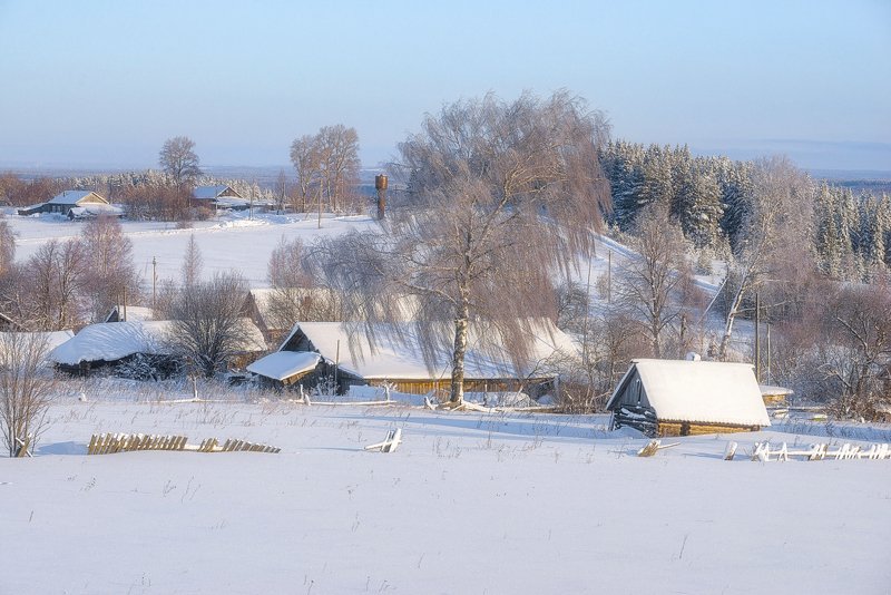 Зимний день в Сырьянах. фото превью