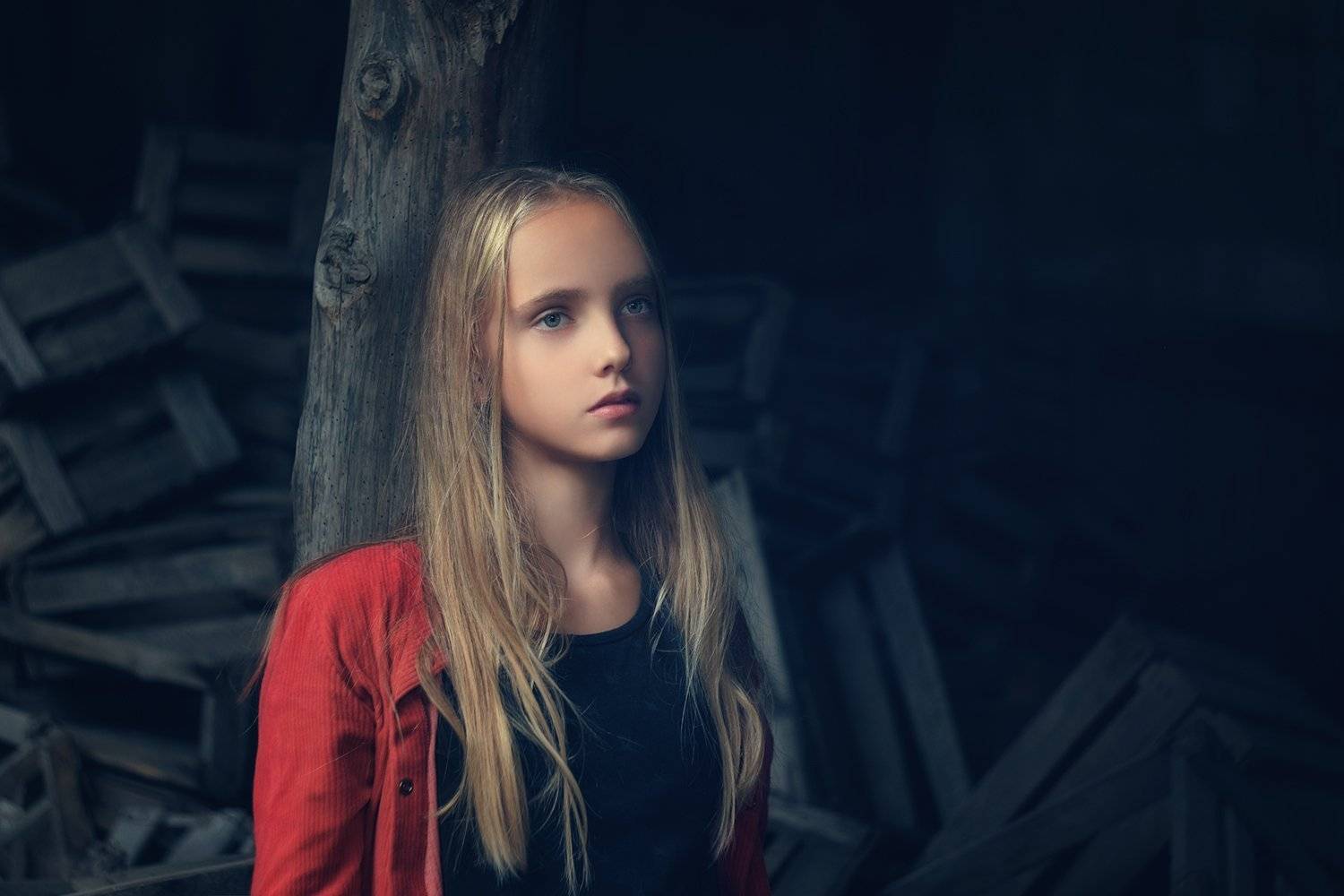 девушка, портрет, Вьюшкин Игорь