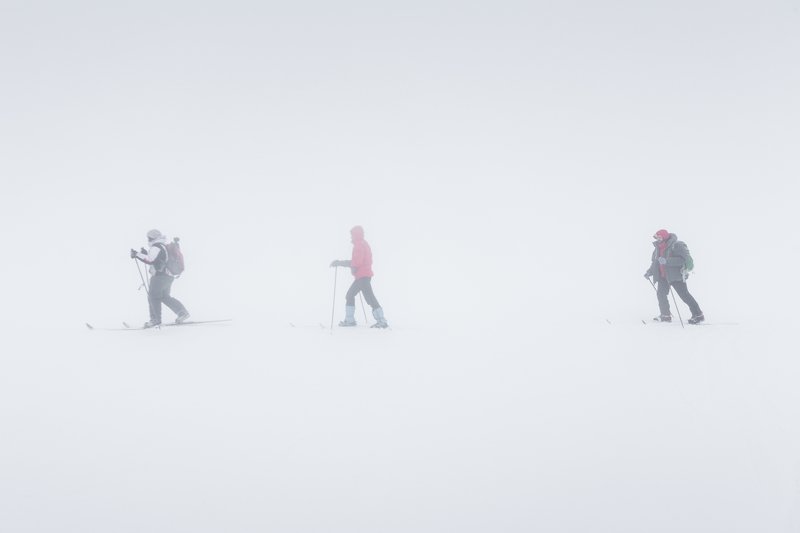 Урал, Северный Урал, ГУХ, главный уральский хребет, Лямпа, зимний поход, мгла, лыжи Вакуум фото превью