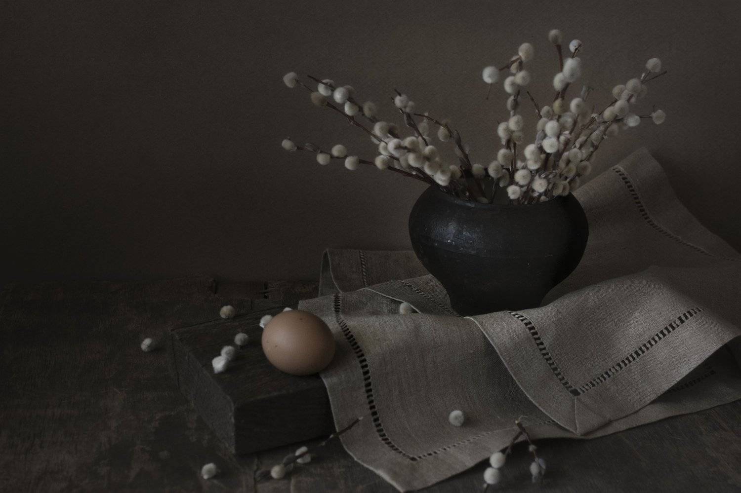 верба, яйцо, горшок., Инна Грицик