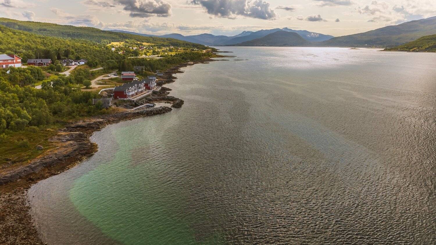 норвегия, тромсё, дорога, море, домики,,  Marat Max (Марат Макс)