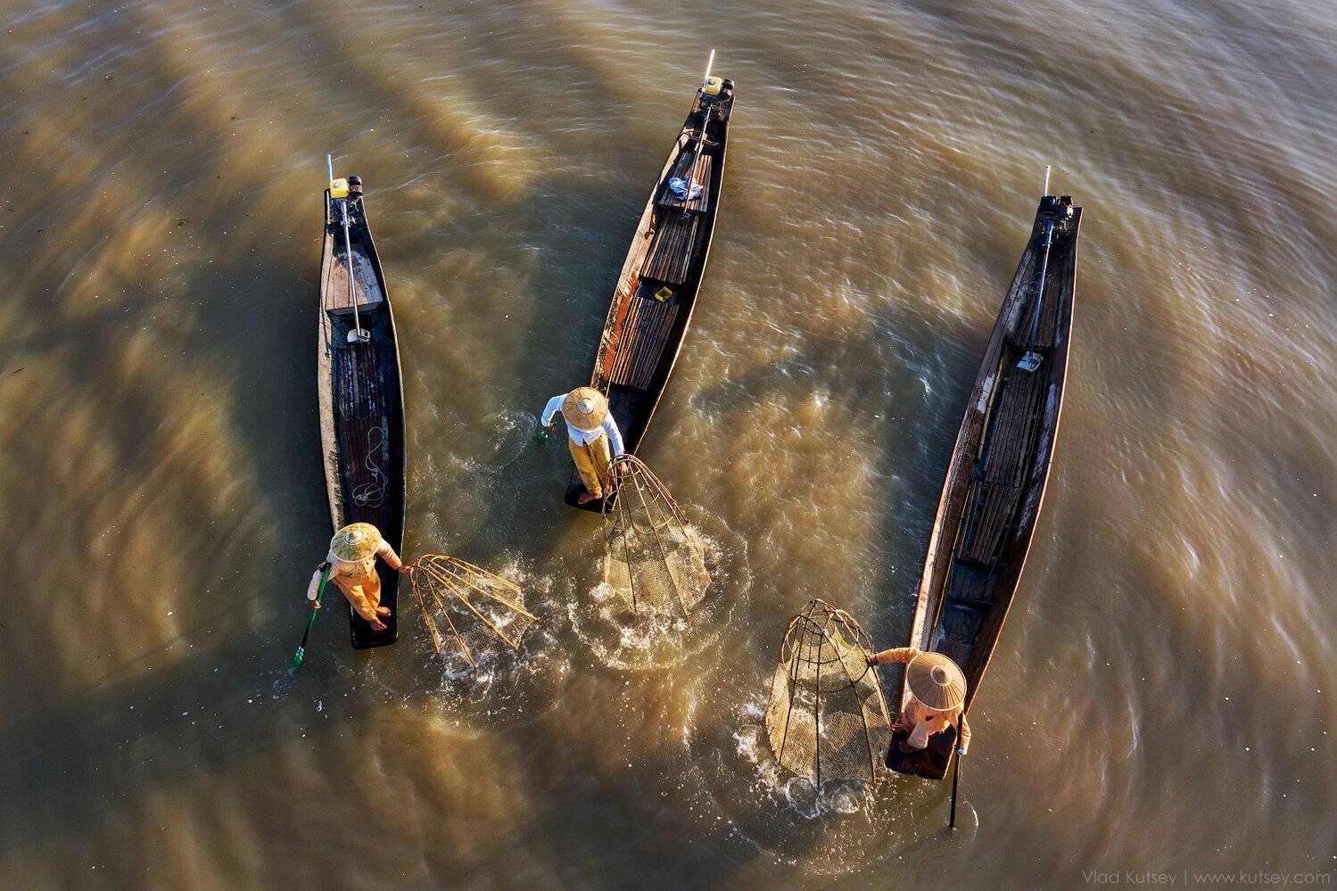 мьянма, бирма, инле, интха, рыбаки, озеро, лодки, Владимир Куцый (Vlad Kutsey)