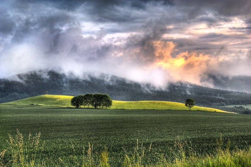 High Dynamic Range Image  Горы горят/Die Berge brennen/The mountains are burning фото превью